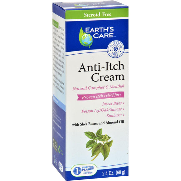 Earth's Care Anti-itch Cream - 2.4 Oz - Vita-Shoppe.com