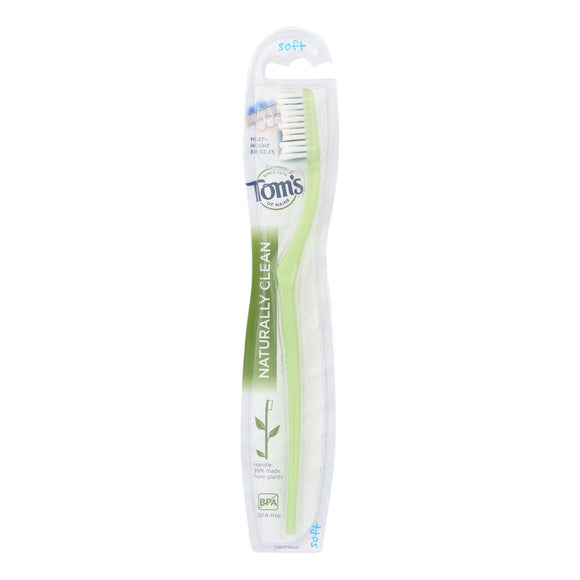 Tom's Of Maine Adult Toothbrush - Soft - Case Of 6 - Vita-Shoppe.com