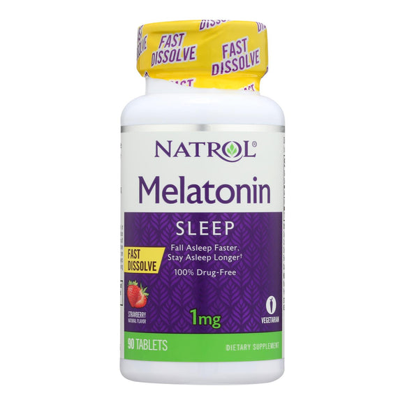 Natrol Fast Dissolving Melatonin - 1 Mg - 90 Tabs - Vita-Shoppe.com
