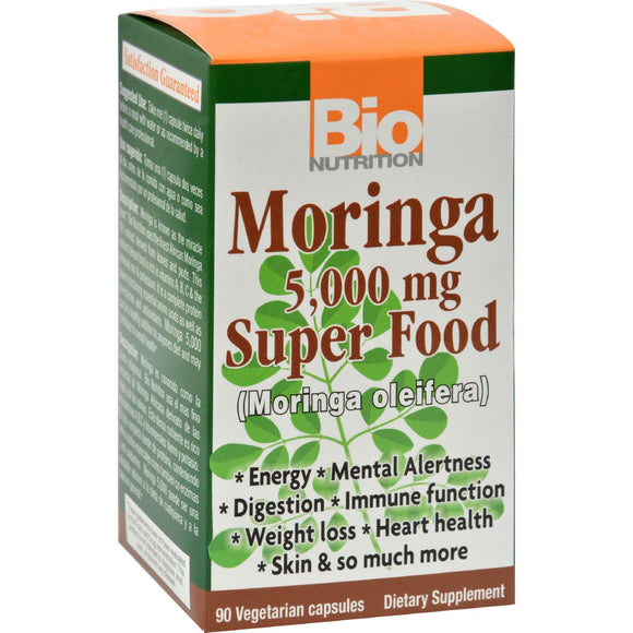 Bio Nutrition Moringa - 5000 Mg - 90 Ct - Vita-Shoppe.com