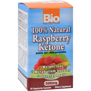 Bio Nutrition Raspberry Keytones - 500 Mg - 60 Ct - Vita-Shoppe.com