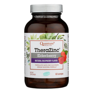 Quantum Research Thera Zinc Lozenges - Elderberry - 60 Lozenges - Vita-Shoppe.com