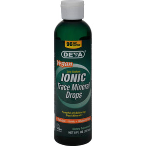 Deva Vegan Ionic Trace Mineral Drops - 8 Fl Oz - Vita-Shoppe.com