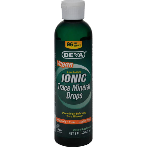 Deva Vegan Ionic Trace Mineral Drops - 8 Fl Oz - Vita-Shoppe.com