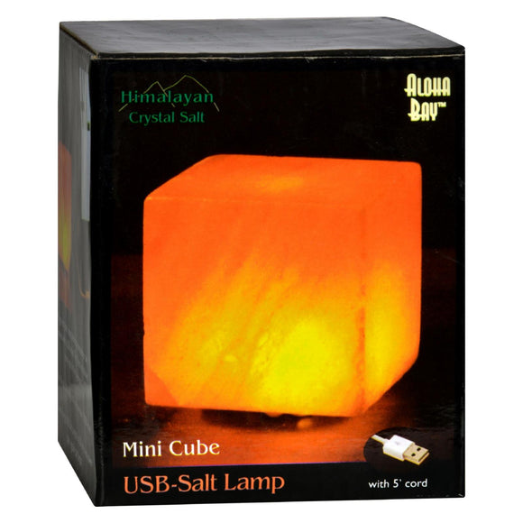 Himalayan Salt Cube Salt Lamp - Usb - 3 In - Vita-Shoppe.com