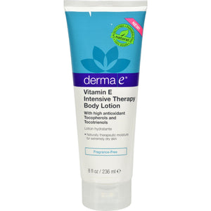 Derma E Vitamin E Intensive Body Lotion - Fragrance Free - 8 Fl Oz - Vita-Shoppe.com