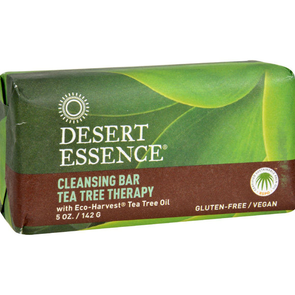 Desert Essence Bar Soap - Tea Tree Therapy - 5 Oz - Vita-Shoppe.com