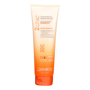 Giovanni Hair Care Products 2chic Shampoo - Ultra-volume Tangerine And Papaya Butter - 8.5 Fl Oz - Vita-Shoppe.com