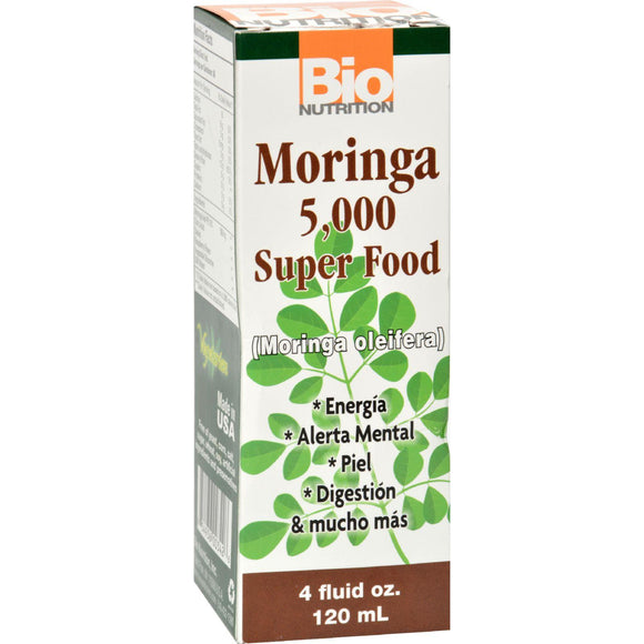 Bio Nutrition Moringa Super Food - 5000 Mg - 4 Fl Oz - Vita-Shoppe.com