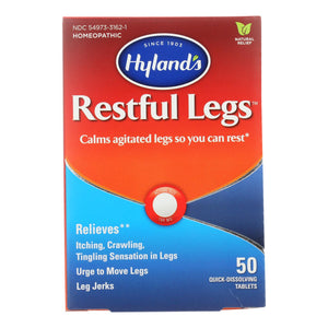 Hylands Homeopathic Restful Legs - 50 Tablets - Vita-Shoppe.com