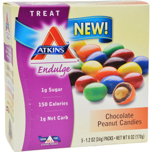 Atkins Endulge Bars - Chocolate Peanut Butter Cups - 1.2 Oz - 5 Ct - Vita-Shoppe.com