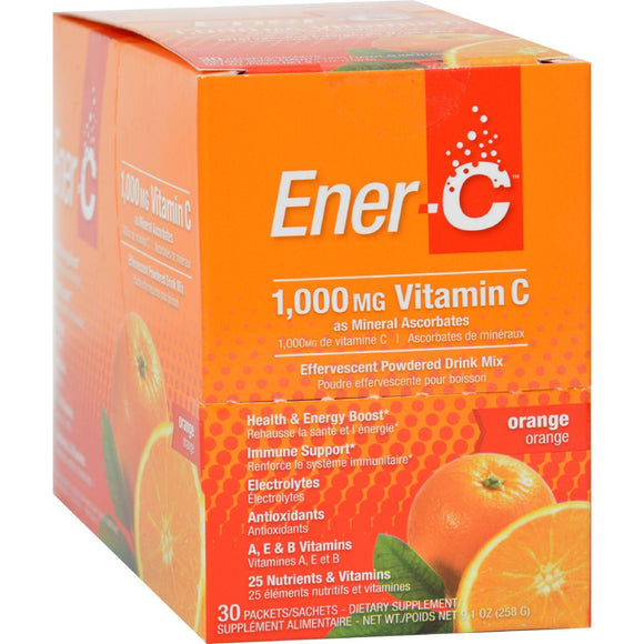 Ener-c Vitamin Drink Mix - Orange - 1000 Mg - 30 Packets - Vita-Shoppe.com
