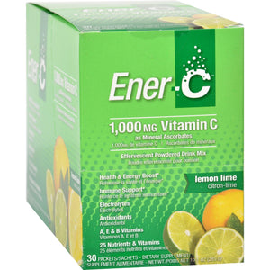 Ener-c Vitamin Drink Mix - Lemon Lime - 1000 Mg - 30 Packets - Vita-Shoppe.com