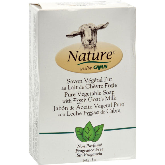 Canus Goats Milk Bar Soap - Fragrance Free - 5 Oz - Vita-Shoppe.com