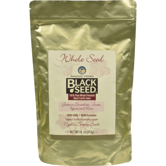 Amazing Herbs Black Seed Whole Seed - 16 Oz - Vita-Shoppe.com