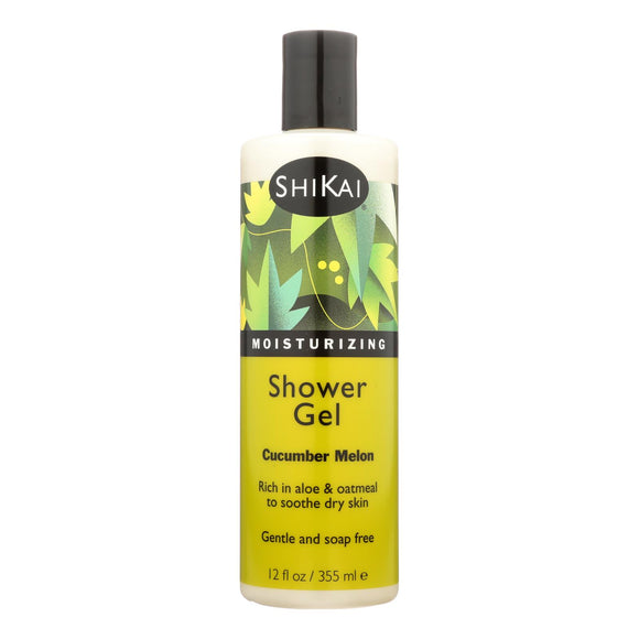 Shikai Products Shower Gel - Cucumber Melon - 12 Oz - Vita-Shoppe.com