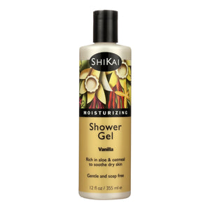 Shikai Products Shower Gel - Vanilla - 12 Oz - Vita-Shoppe.com