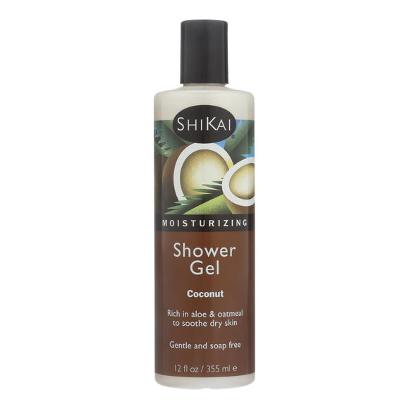 Shikai Products Shower Gel - Coconut - 12 Oz - Vita-Shoppe.com