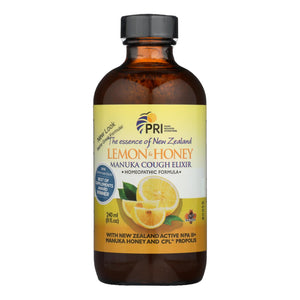 Pacific Resources International Lemon & Honey, Manuka Cough Elixir  - 1 Each - 8 Fz - Vita-Shoppe.com