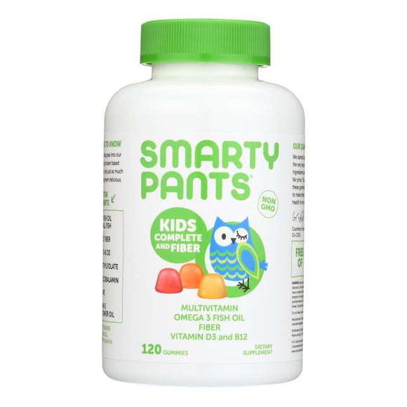 Smartypants Multivitamin - Kids Complete And Fiber Gummy - 120 Count - Vita-Shoppe.com