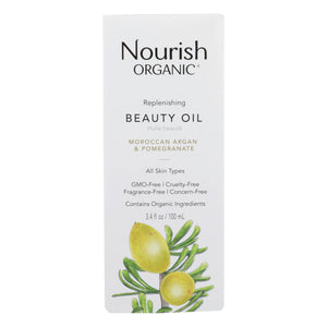 Nourish Organic Argan Oil - Replenishing Multi Purpose - 3.4 Oz - Vita-Shoppe.com