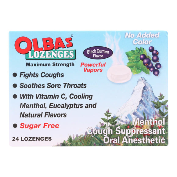 Olbas Lozenges Black Currant Menthol  - 1 Each - 24 Ct - Vita-Shoppe.com