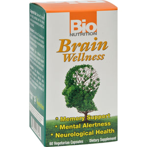 Bio Nutrition Brain Wellness - 60 Vegetarian Capsules - Vita-Shoppe.com