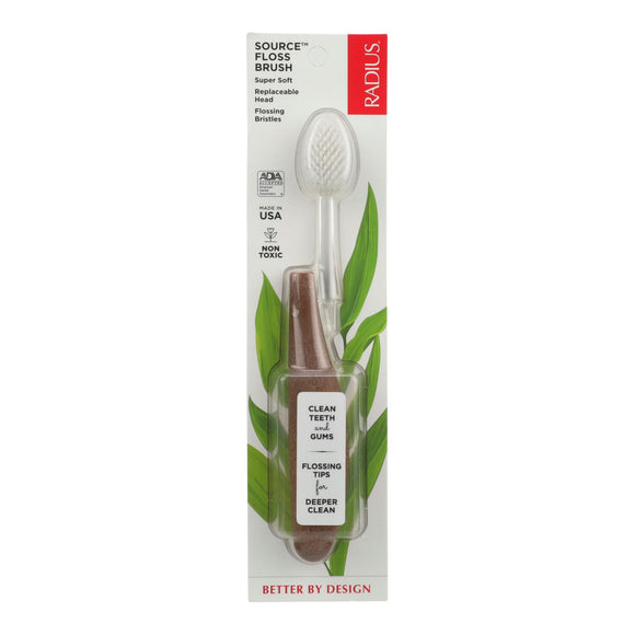 Radius - Toothbrush - Source Super Soft (Flossing) - Vita-Shoppe.com