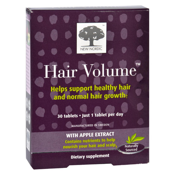 New Nordic Hair Volume - 30 Tablets - Vita-Shoppe.com