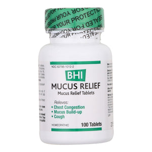 Bhi Mucus Relief - 100 Tablets - Vita-Shoppe.com