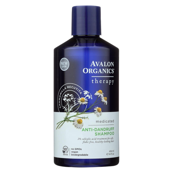 Avalon Active Organics Shampoo - Anti Dandruff - 14 Oz - Vita-Shoppe.com