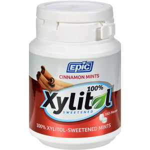 Epic Dental Mints - Cinnamon Xylitol Bottle - 180 Ct - Vita-Shoppe.com