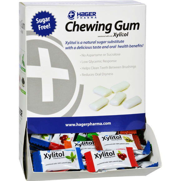 Hager Pharma Gum - Xylitol - Box - Assorted Flavors - 200 Count - Vita-Shoppe.com