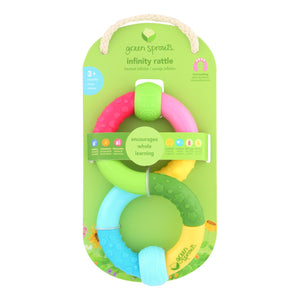 Green Sprouts Teether Rattle - Infinity - 1 Count - Vita-Shoppe.com