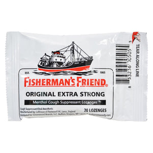 Fisherman's Friend Lozenges - Original Extra Strong - Dsp - 20 Ct - 1 Case - Vita-Shoppe.com