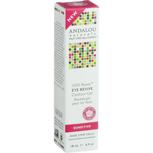 Andalou Naturals Eye Revive Contour Gel - 1000 Roses - .6 Oz - Vita-Shoppe.com