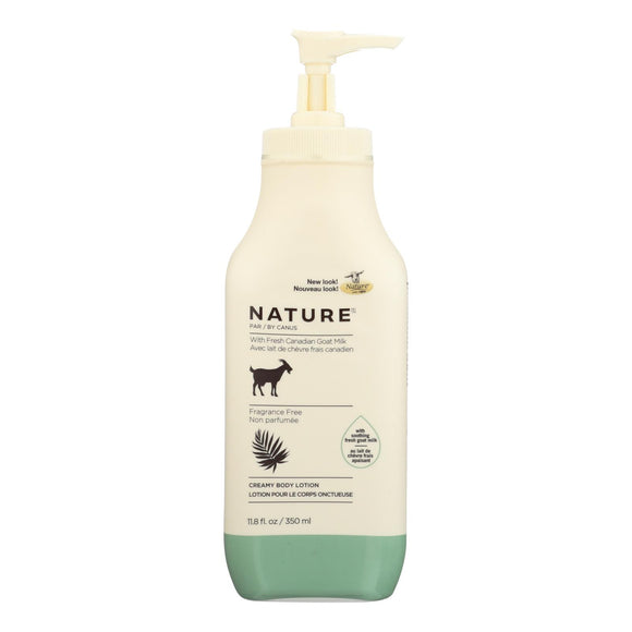 Nature By Canus Lotion - Goats Milk - Nature - Fragrance Free - 11.8 Oz - Vita-Shoppe.com