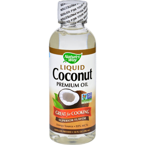 Nature's Way Liquid Coconut Oil - 10 Oz - Vita-Shoppe.com