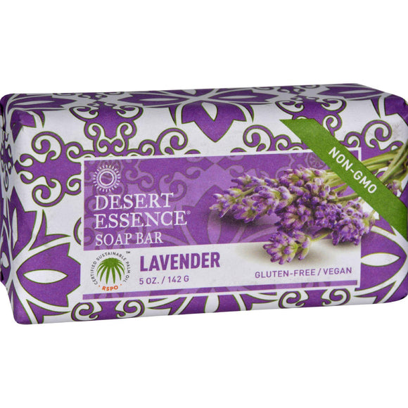 Desert Essence Bar Soap - Lavender - 5 Oz - Vita-Shoppe.com