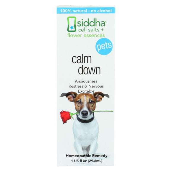 Siddha Flower Essences Calm Down - Pets - 1 Fl Oz - Vita-Shoppe.com
