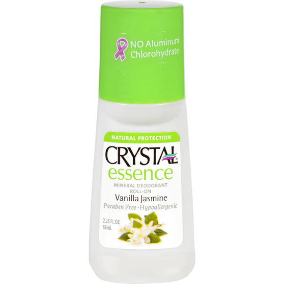 Crystal Deodorants Crystal Essence - Roll-on - Vanilla Jasmine - 2.25 Oz - Vita-Shoppe.com