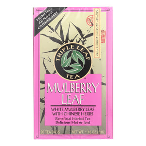 Triple Leaf Tea - Mulberry Leaf - 20 Tea Bags - 1 Case - Vita-Shoppe.com