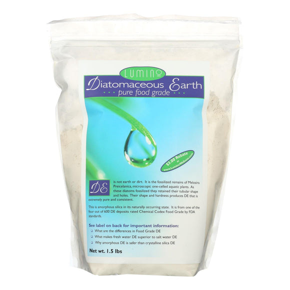 Lumino Home Diatomaceous Earth - Food Grade - Pure - 1.5 Lb - Vita-Shoppe.com