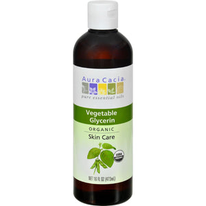 Aura Cacia Skin Care Oil - Organic Vegetable Glycerin Oil - 16 Fl Oz - Vita-Shoppe.com