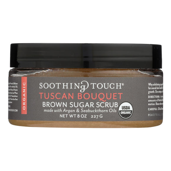 Soothing Touch Scrub - Organic - Sugar - Tuscan Bouquet - 8 Oz - Vita-Shoppe.com