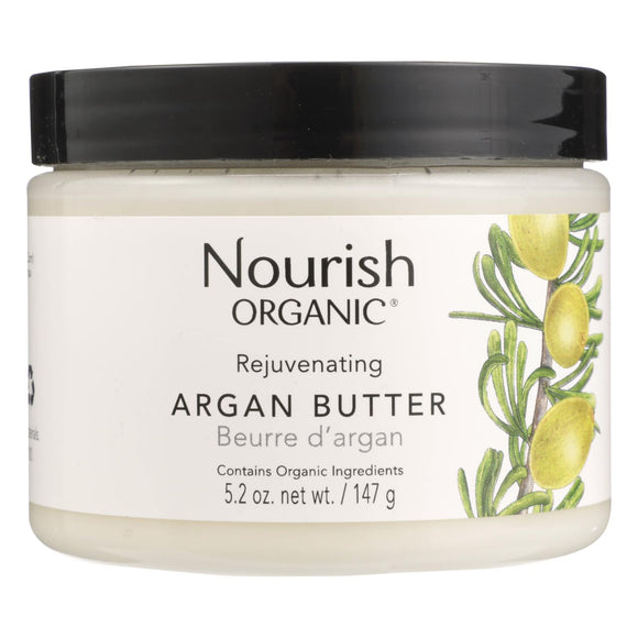 Nourish Argan Butter - Organic - Rejuvenating - 5.2 Oz - 1 Each - Vita-Shoppe.com