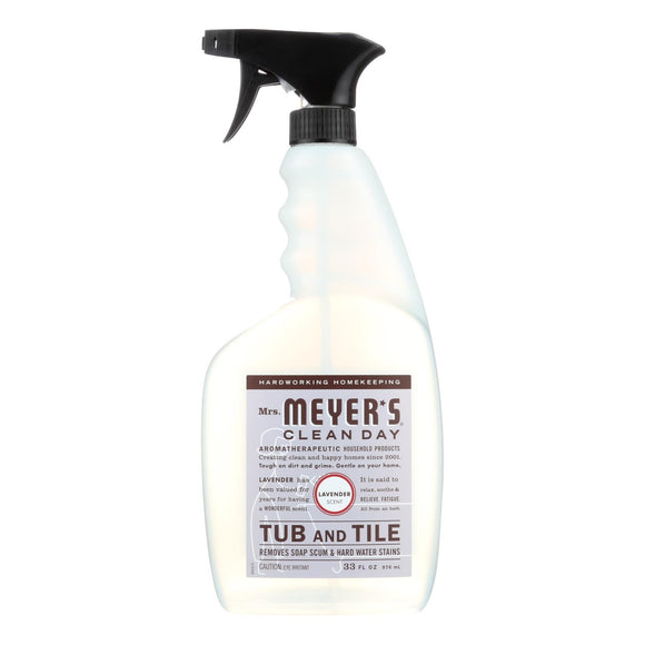 Mrs. Meyer's Clean Day - Tub And Tile Cleaner - Lavender - 33 Fl Oz - Case Of 6 - Vita-Shoppe.com