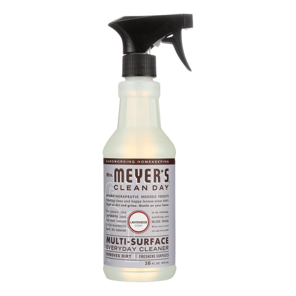 Mrs. Meyer's Clean Day - Multi-surface Everyday Cleaner - Lavender - 16 Fl Oz - Case Of 6 - Vita-Shoppe.com