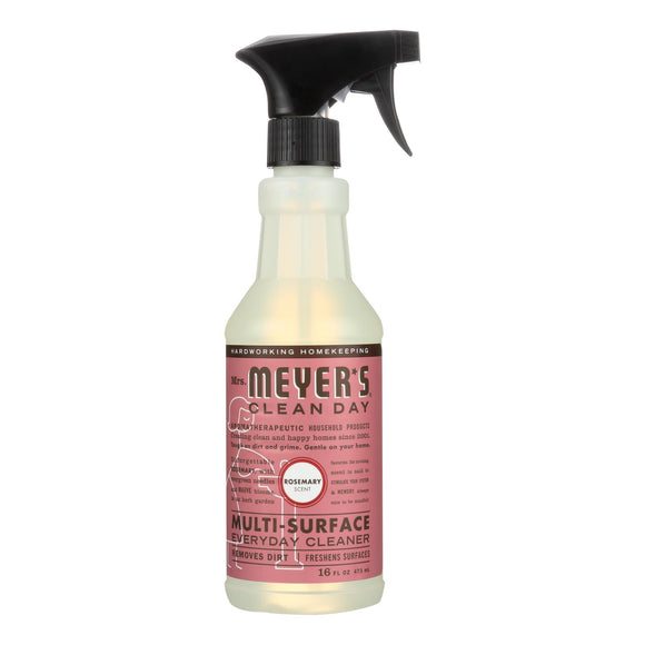 Mrs. Meyer's Clean Day - Multi-surface Everyday Cleaner - Rosemary - 16 Fl Oz - Case Of 6 - Vita-Shoppe.com