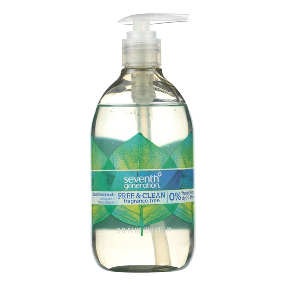 Seventh Generation Hand Wash - Natural - Free Cln Unsc - 12 Fl Oz - 1 Case - Vita-Shoppe.com